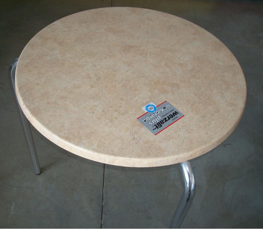 Imagen Mesa de 70 patas aluminio tablero de Werzalit 3 unidades